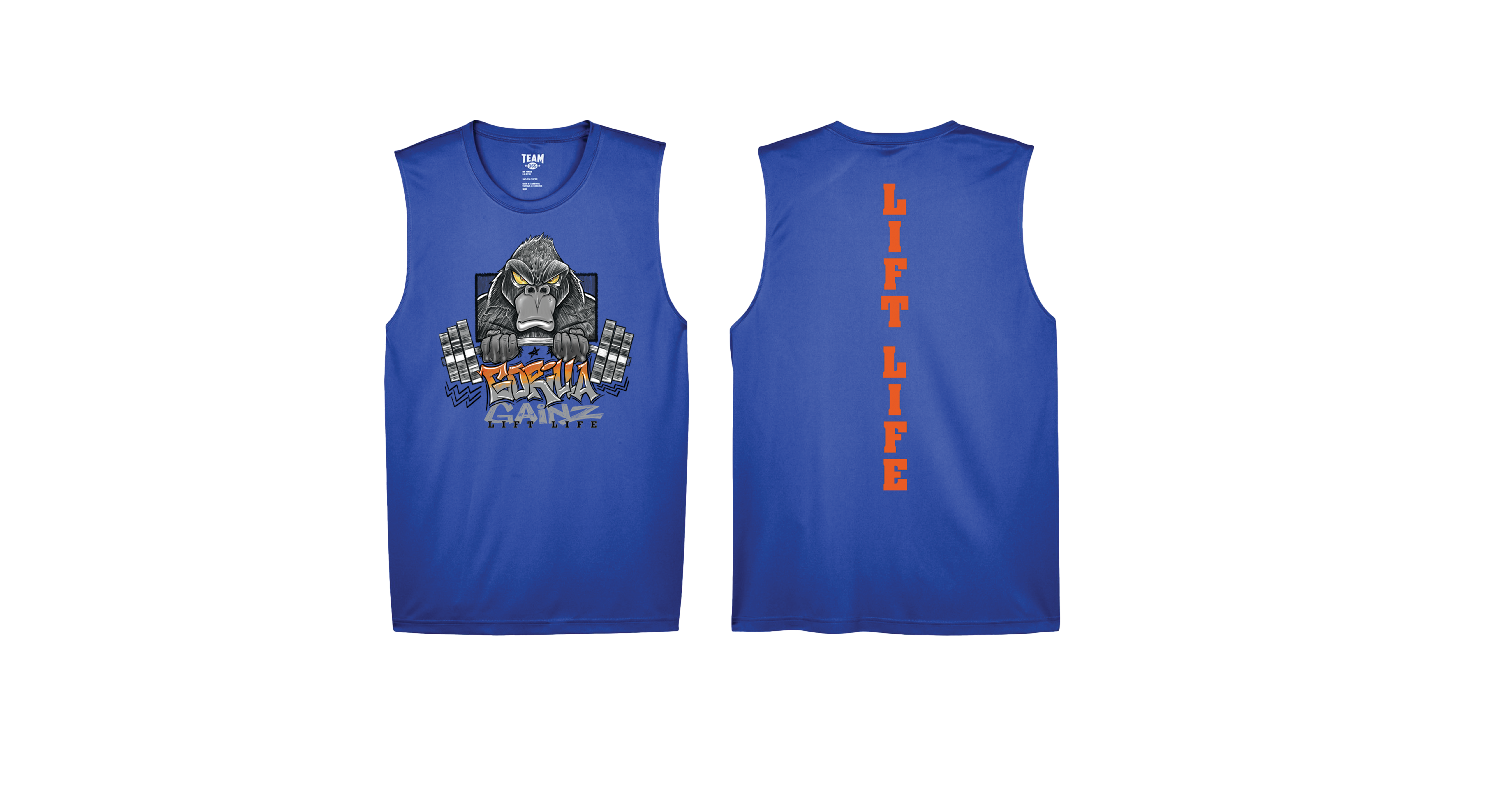 Gym Workout Apparel & Fitness Clothing | Custom Athletic Wear Gorilla Gainz Tank Top
