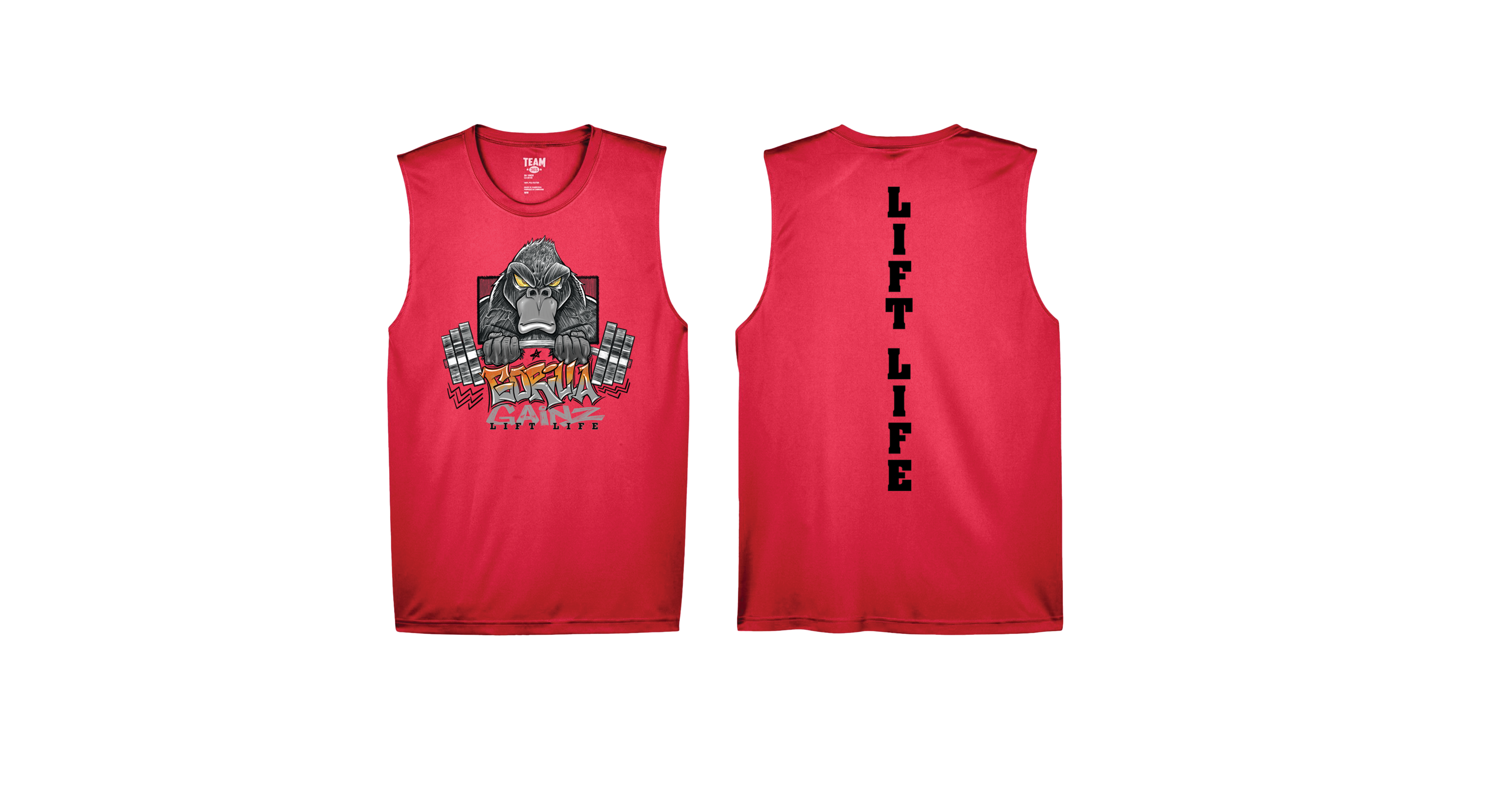 Gym Workout Apparel & Fitness Clothing | Custom Athletic Wear Gorilla Gainz Tank Top