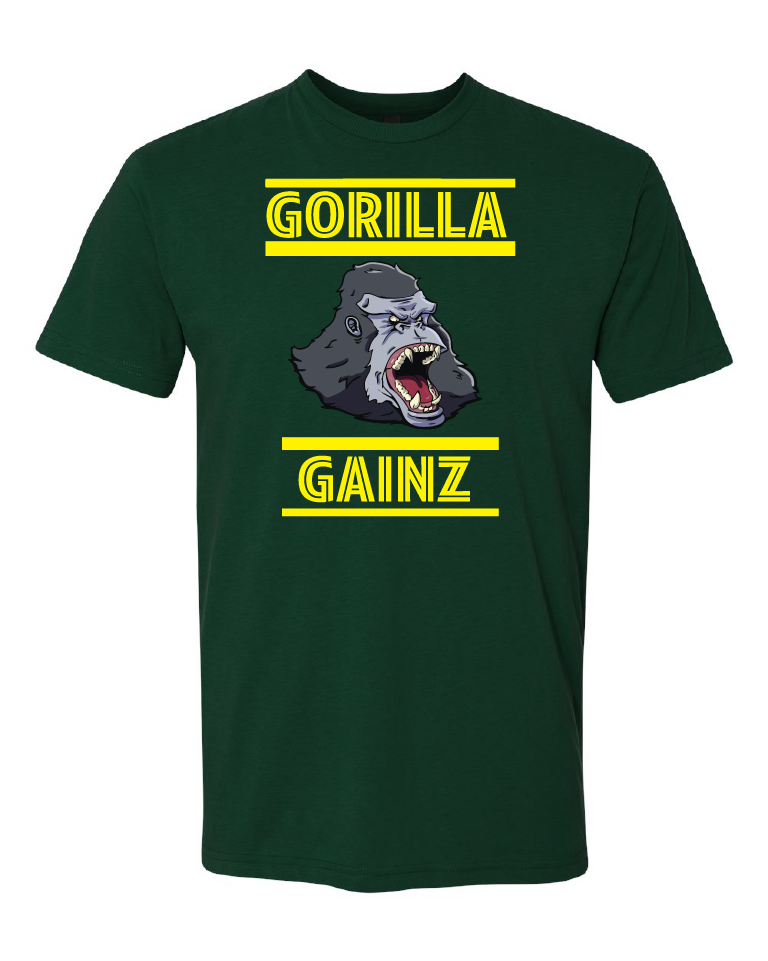 Gorilla Gainz Alt Design T-Shirt