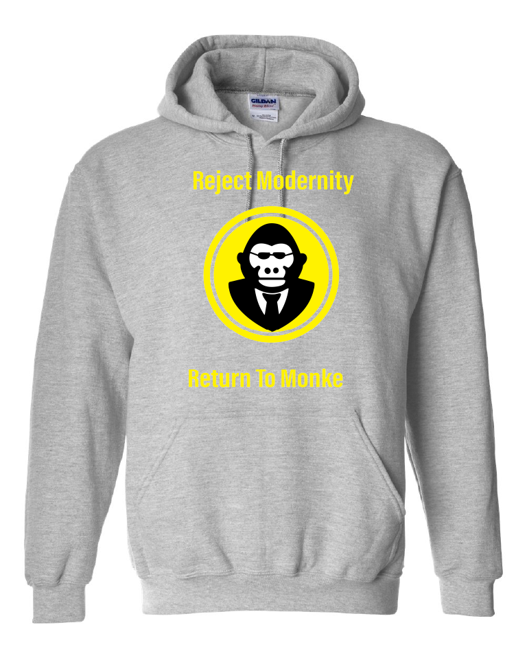 Reject Modernity Return To Monke Hoodie
