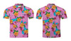 Sharky&#39;s Floral Polo Shirt Mens