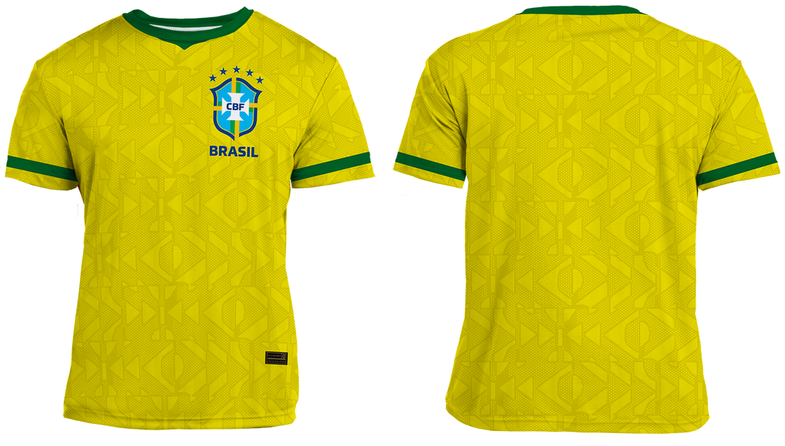 UPF 50+ Performance Shirt | Brazil 2026 Home Replica Jersey