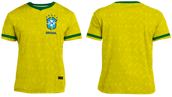 UPF 50+ Performance Shirt | Brazil 2026 Home Replica Jersey