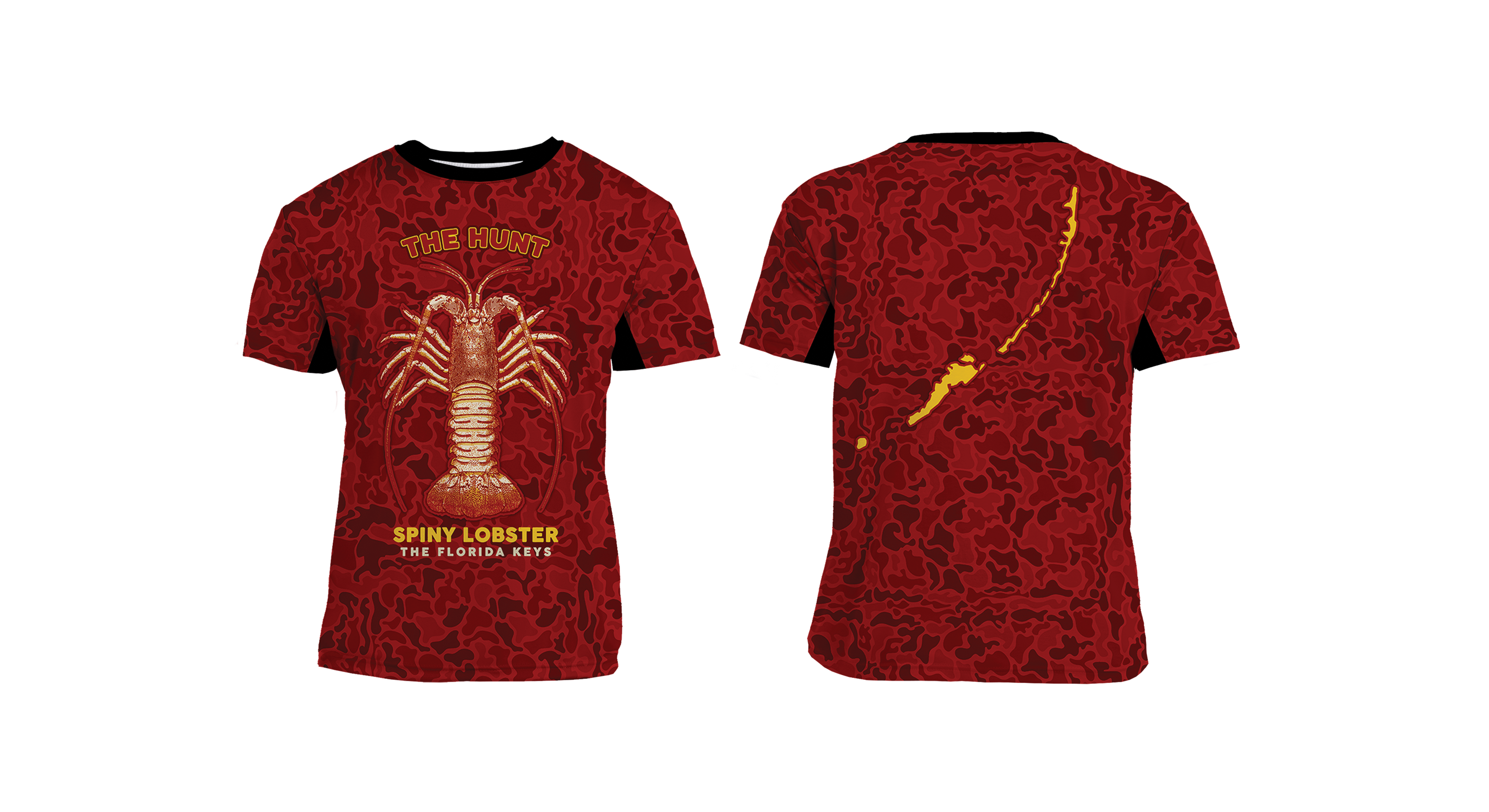 UPF 50+ Performance Fishing Shirt | Lightweight UV Sun Protection Apparel Hunt Spiny Lobster