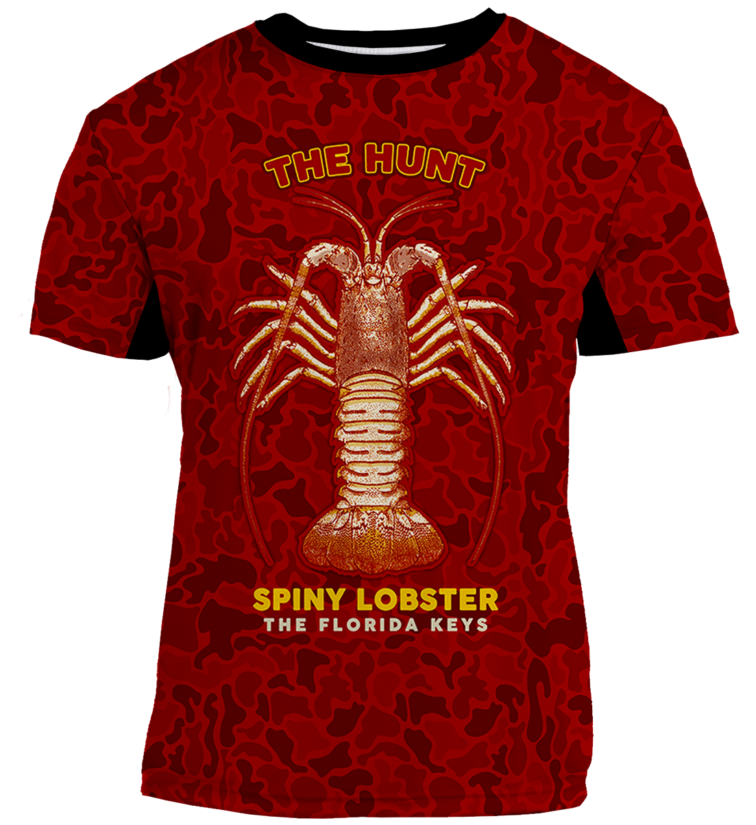 UPF 50+ Performance Fishing Shirt | Lightweight UV Sun Protection Apparel Hunt Spiny Lobster
