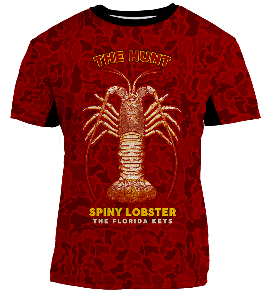 UPF 50+ Performance Fishing Shirt | Lightweight UV Sun Protection Apparel Hunt Spiny Lobster