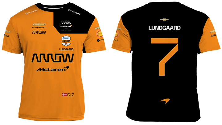 Men's 2026 Christian Lundgaard IndyCar Racing Driver Jersey – Performance Motorsport Shirt