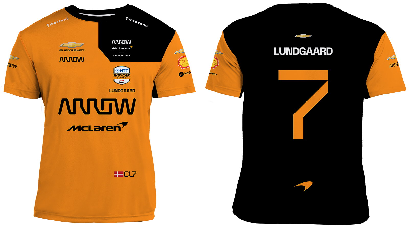 Men's 2026 Christian Lundgaard IndyCar Racing Driver Jersey – Performance Motorsport Shirt