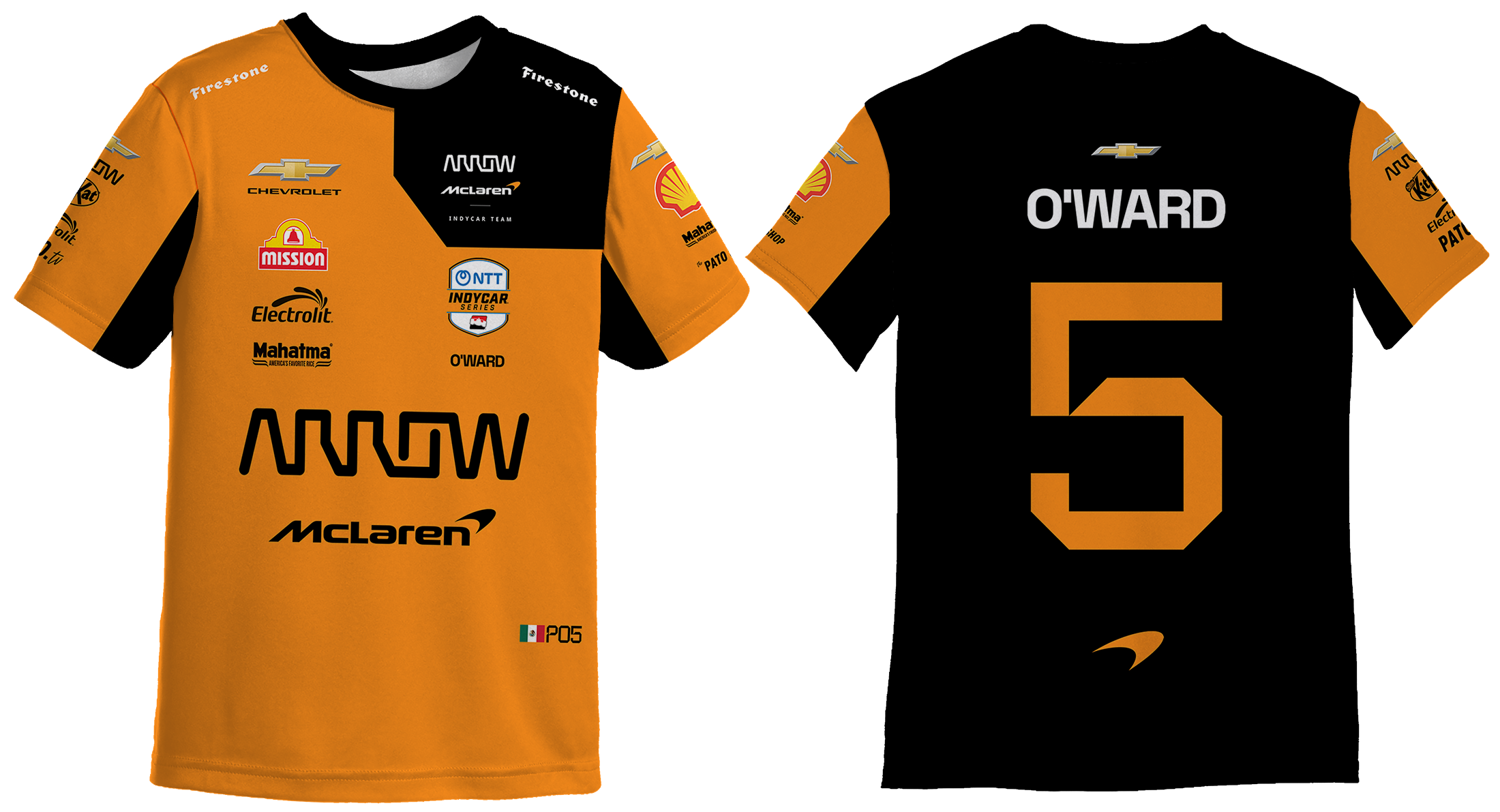 Youth 2026 Patricio O'ward IndyCar Racing Driver Jersey – Performance Motorsport Shirt