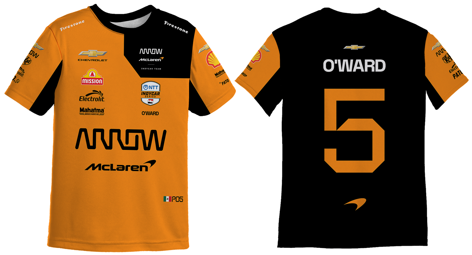 Youth 2026 Patricio O'ward IndyCar Racing Driver Jersey – Performance Motorsport Shirt