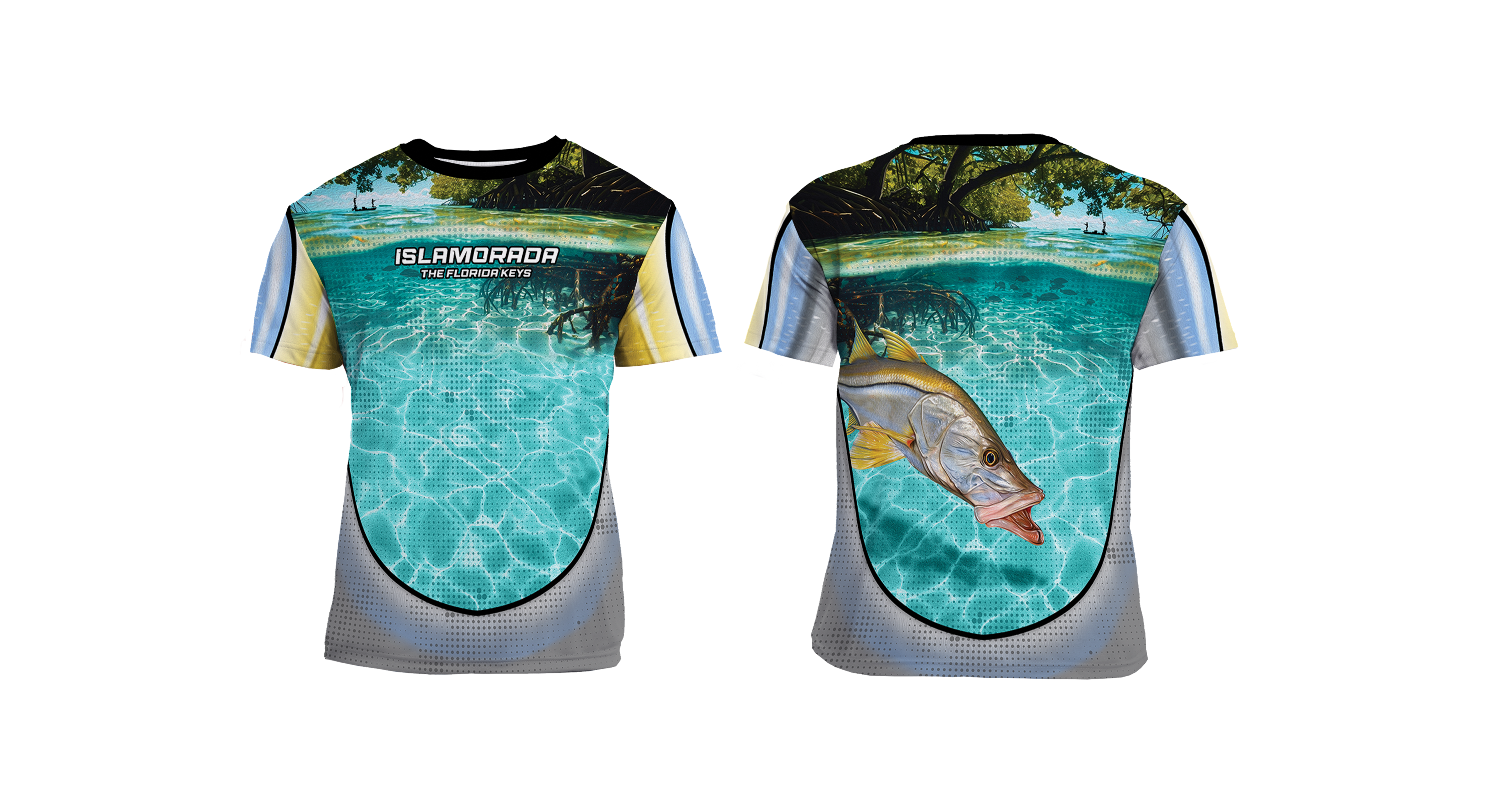 UPF 50+ Performance Fishing Shirt | Lightweight UV Sun Protection Apparel Snook The Flats Mangrove
