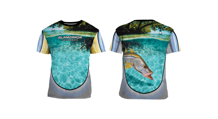 UPF 50+ Performance Fishing Shirt | Lightweight UV Sun Protection Apparel Snook The Flats Mangrove