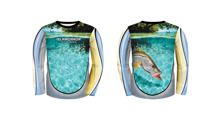 UPF 50 Performance Fishing Shirt – Lightweight Quick-Dry Long Sleeve Sun Protection Snook The Flats Mangrove