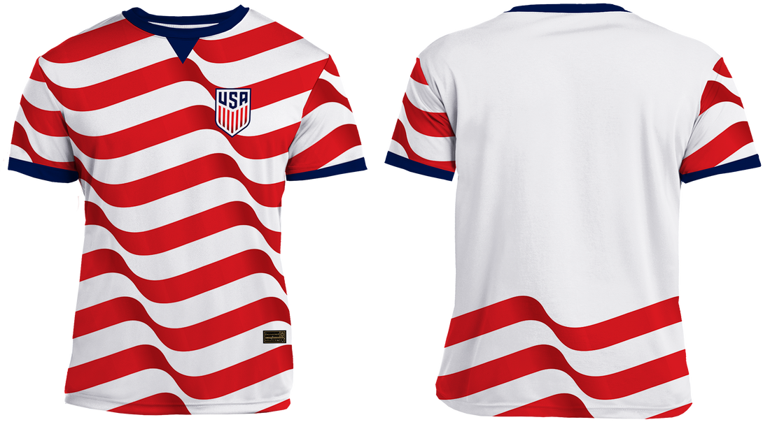 UPF 50+ Performance Shirt | USA 2026 Home Replica Jersey