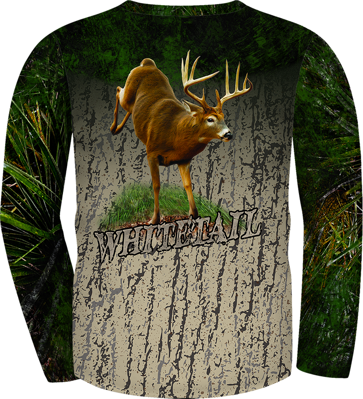UPF 50+ Performance Hunting Shirt | Lightweight UV Sun Protection Apparel WHITETAIL DEER