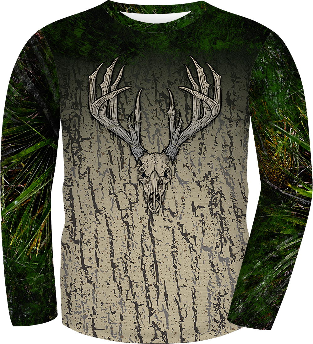 UPF 50+ Performance Hunting Shirt | Lightweight UV Sun Protection Apparel WHITETAIL DEER