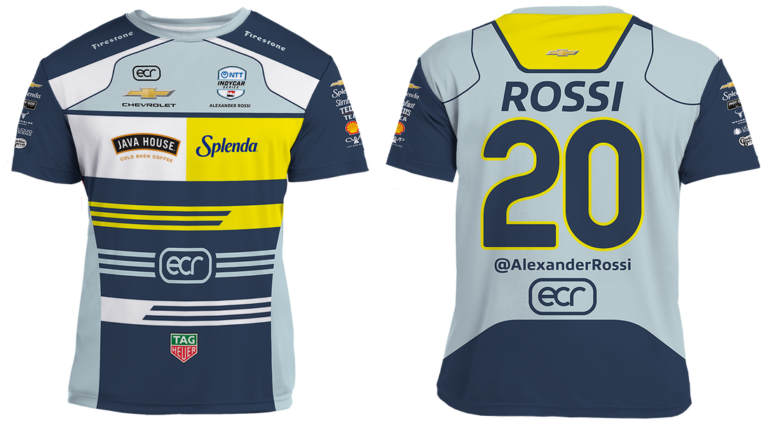 Men's 2026 Alexander Rossi IndyCar Racing Driver Jersey – Performance Motorsport Shirt