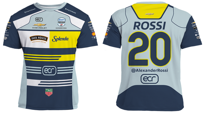 Men's 2026 Alexander Rossi IndyCar Racing Driver Jersey – Performance Motorsport Shirt