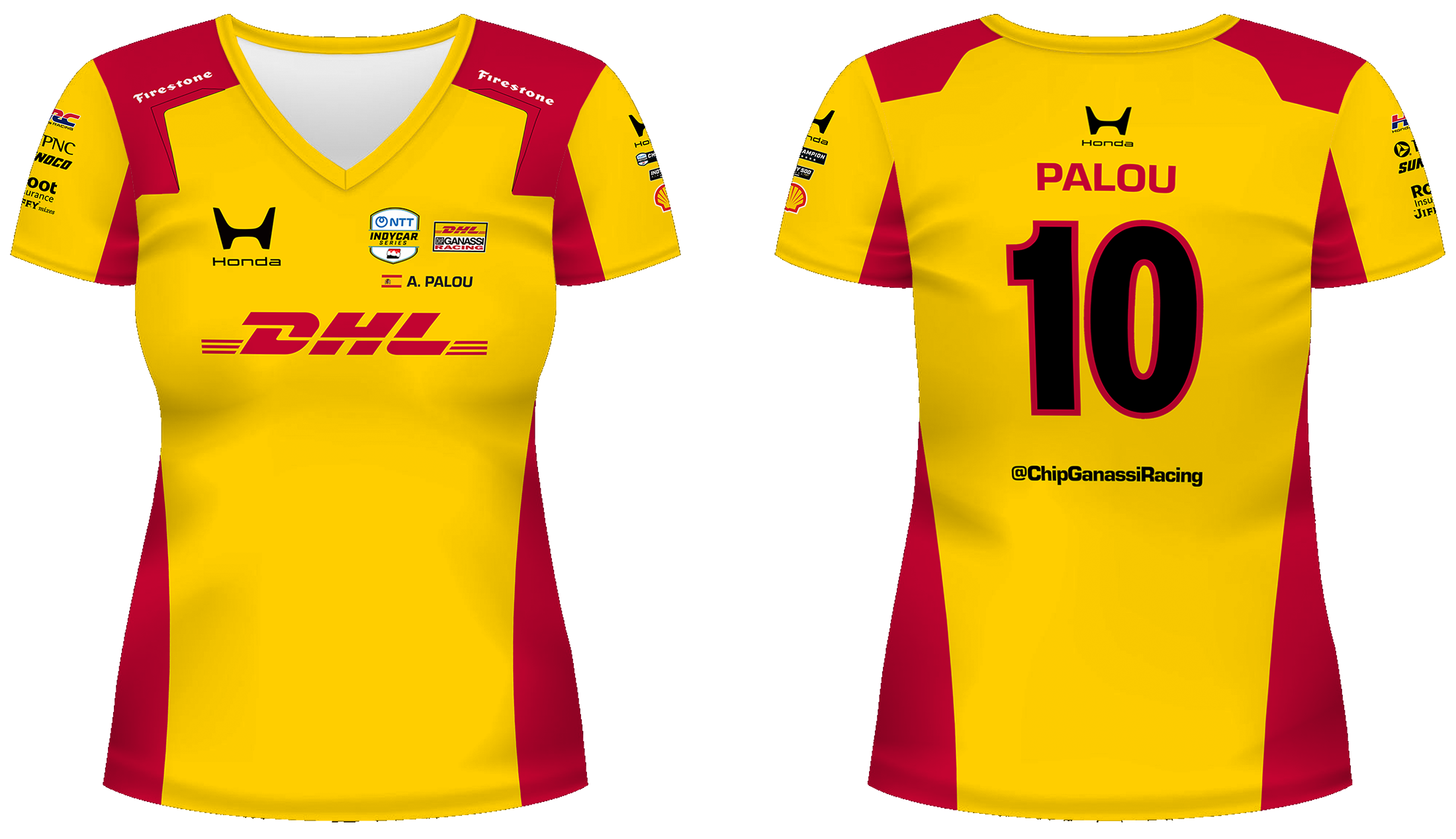 Women's 2026 Alexander Palou IndyCar Racing Driver Jersey – Performance Motorsport Shirt
