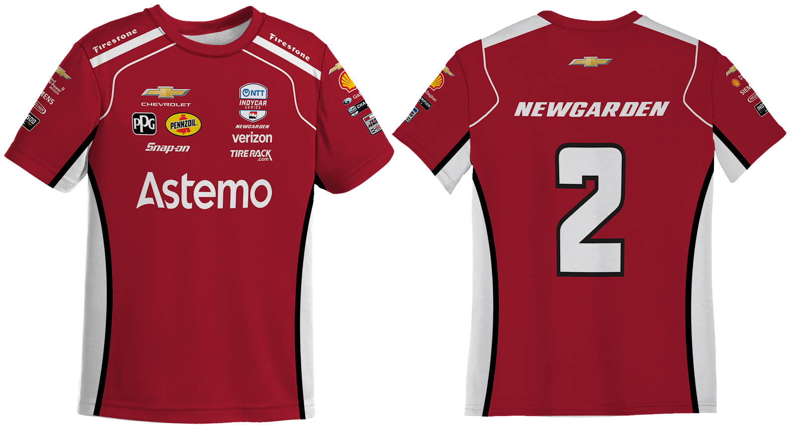Youth 2026 Josef Newgarden IndyCar Racing Driver Jersey – Performance Motorsport Shirt