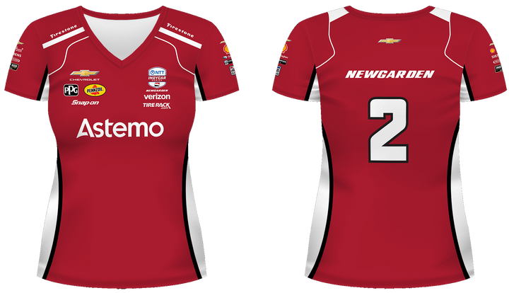Women's 2026 Josef Newgarden IndyCar Racing Driver Jersey – Performance Motorsport Shirt