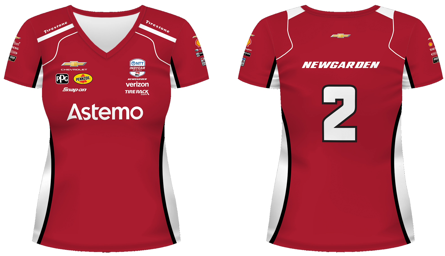 Women's 2026 Josef Newgarden IndyCar Racing Driver Jersey – Performance Motorsport Shirt