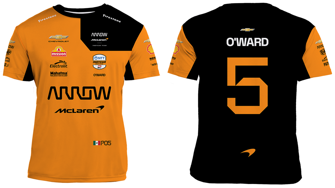Men's 2026 Patricio O'ward IndyCar Racing Driver Jersey – Performance Motorsport Shirt