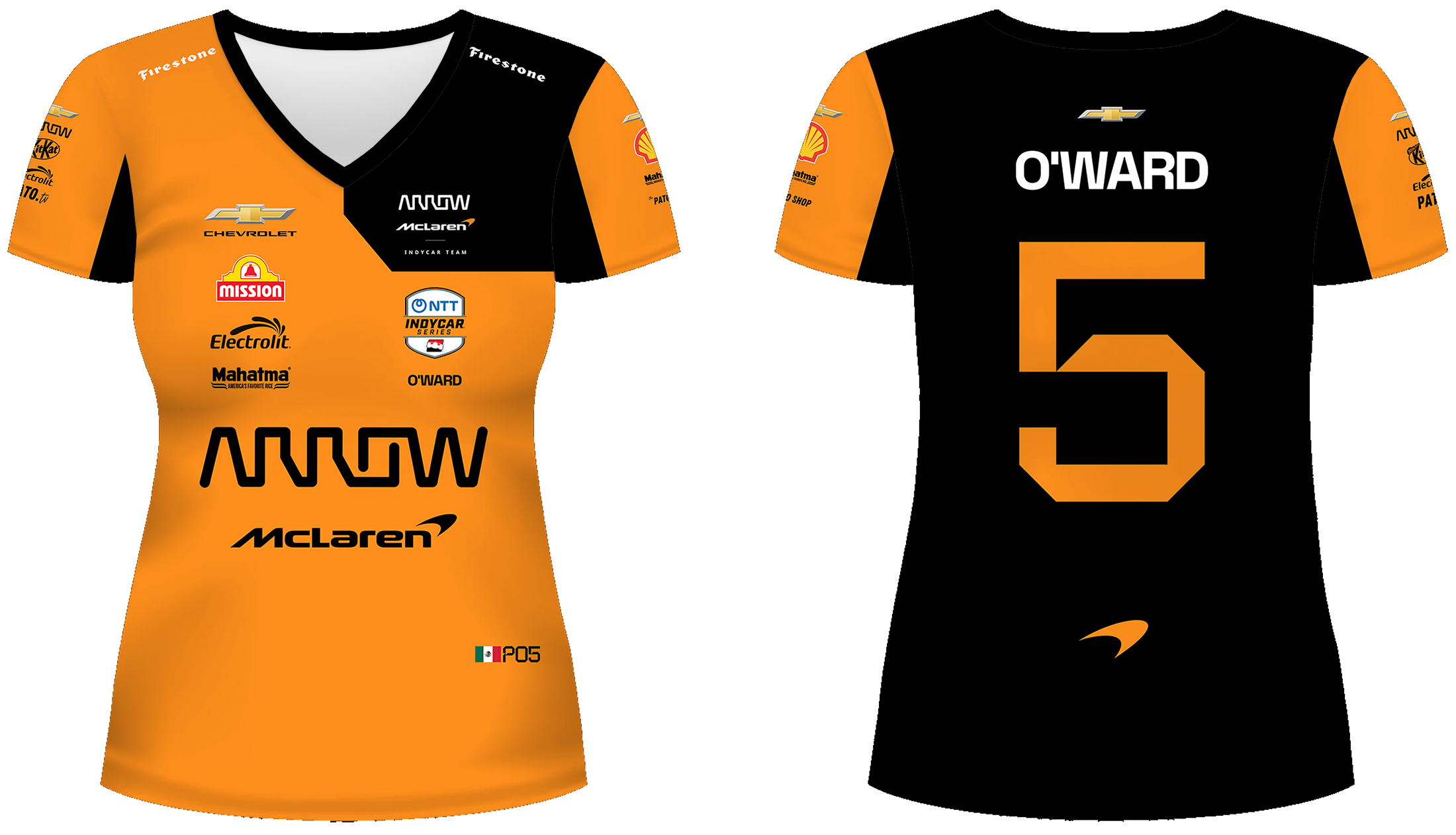 Women's 2026 Patricio O'ward IndyCar Racing Driver Jersey – Performance Motorsport Shirt