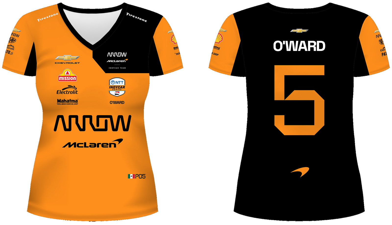 Women's 2026 Patricio O'ward IndyCar Racing Driver Jersey – Performance Motorsport Shirt