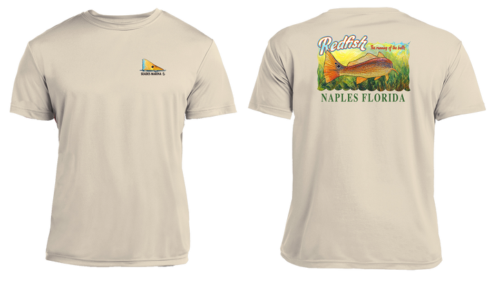 UPF 50+ Performance Fishing Shirt | Lightweight UV Sun Protection Apparel Redfish Running of the Bulls