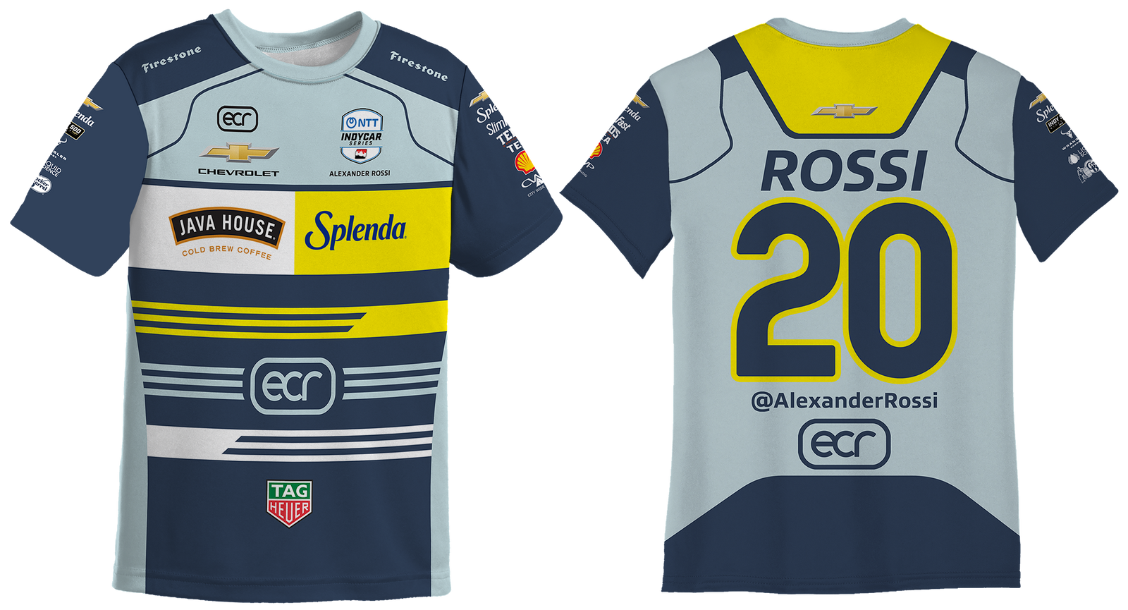 Youth 2026 Alexander Rossi IndyCar Racing Driver Jersey – Performance Motorsport Shirt