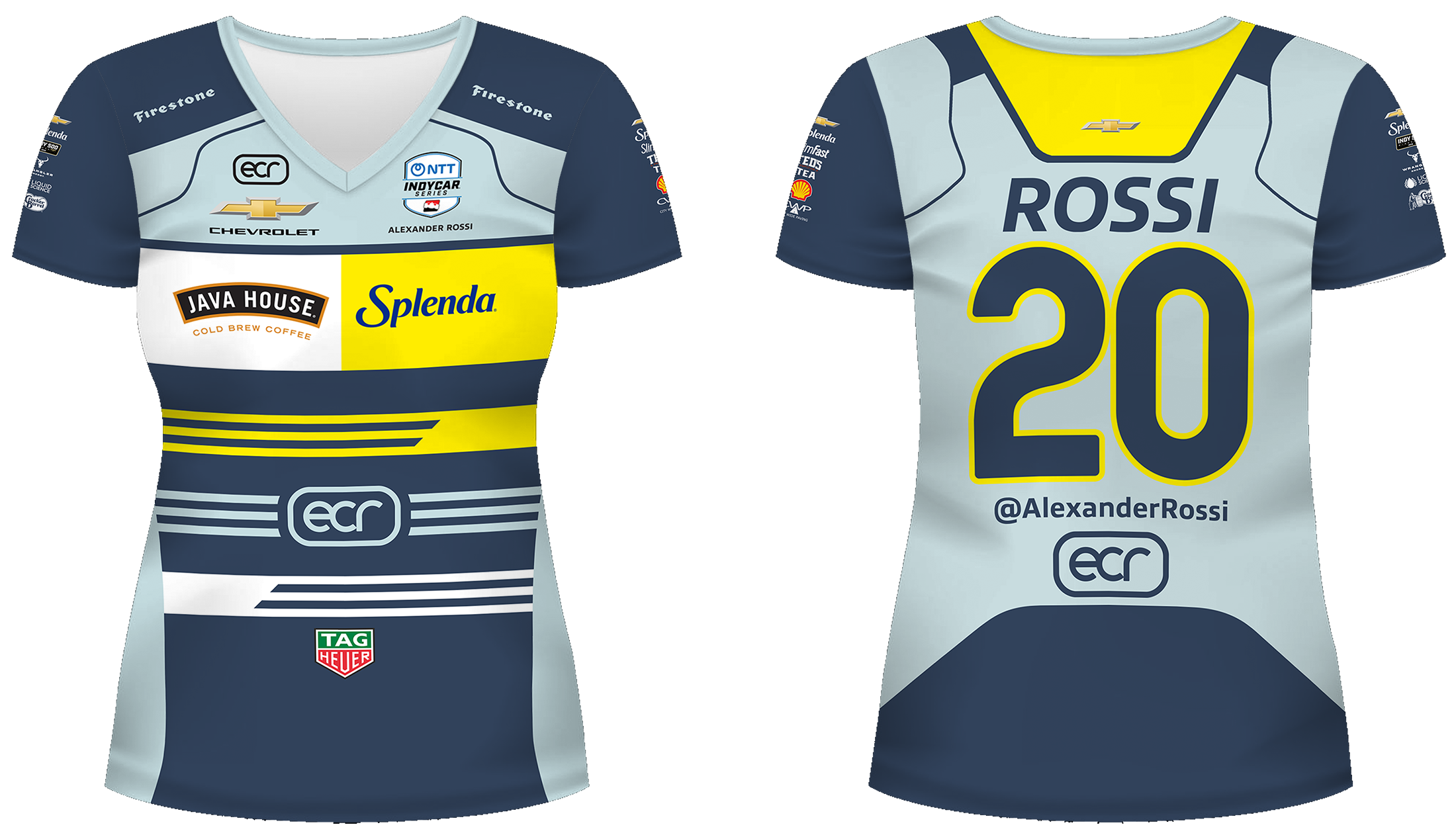 Women's 2026 Alexander Rossi IndyCar Racing Driver Jersey – Performance Motorsport Shirt