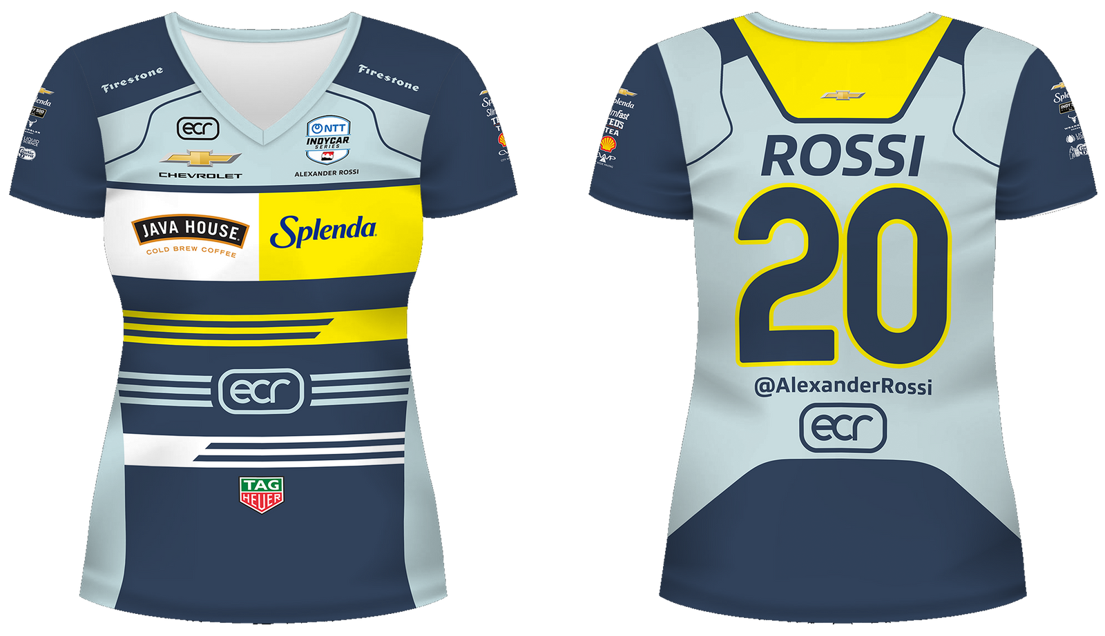 Women's 2026 Alexander Rossi IndyCar Racing Driver Jersey – Performance Motorsport Shirt