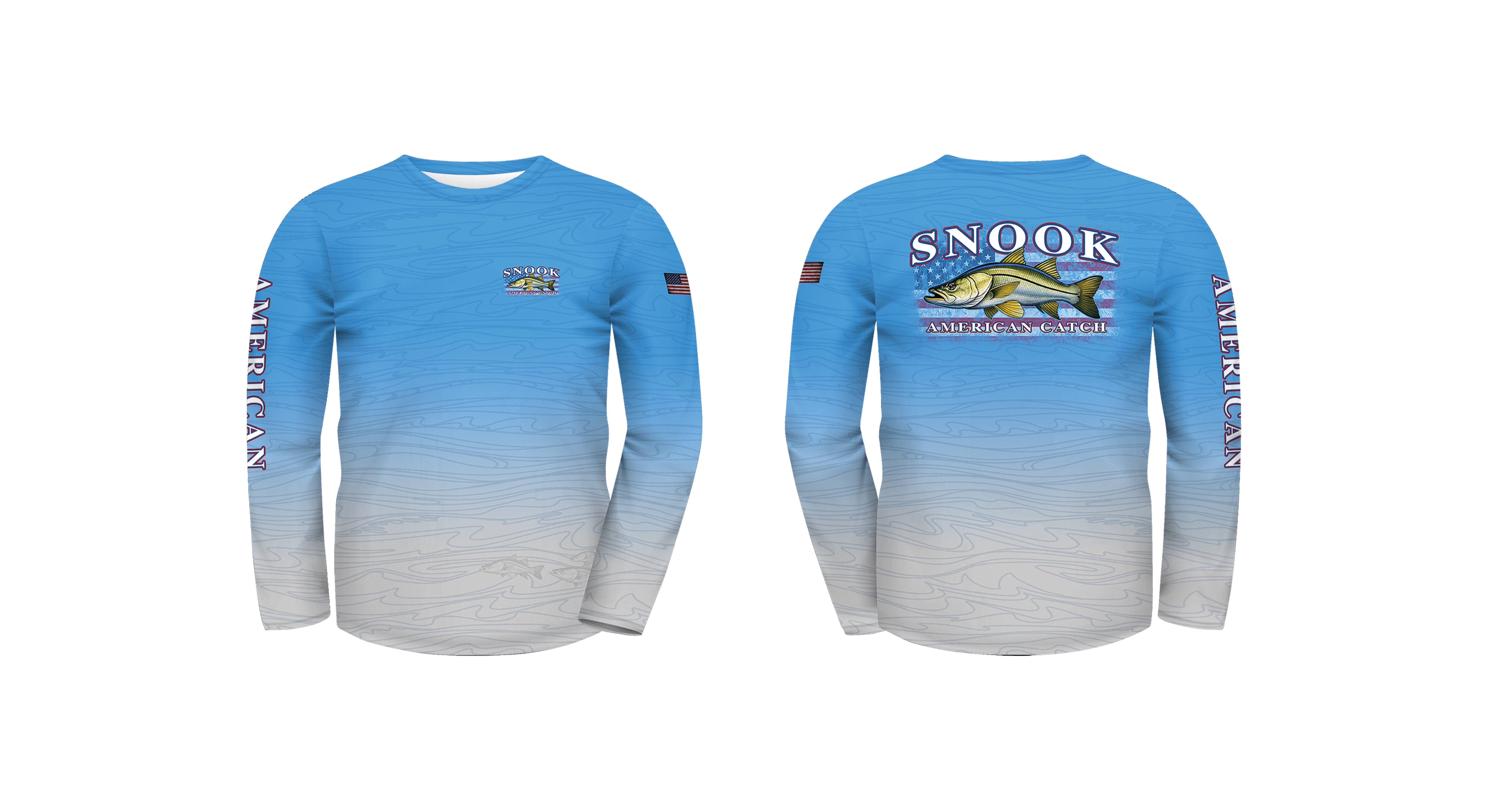 UPF 50 Performance Fishing Shirt – Lightweight Quick-Dry Long Sleeve Sun Protection Snook American Catch