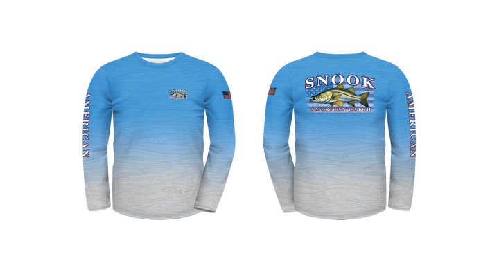 UPF 50 Performance Fishing Shirt – Lightweight Quick-Dry Long Sleeve Sun Protection Snook American Catch