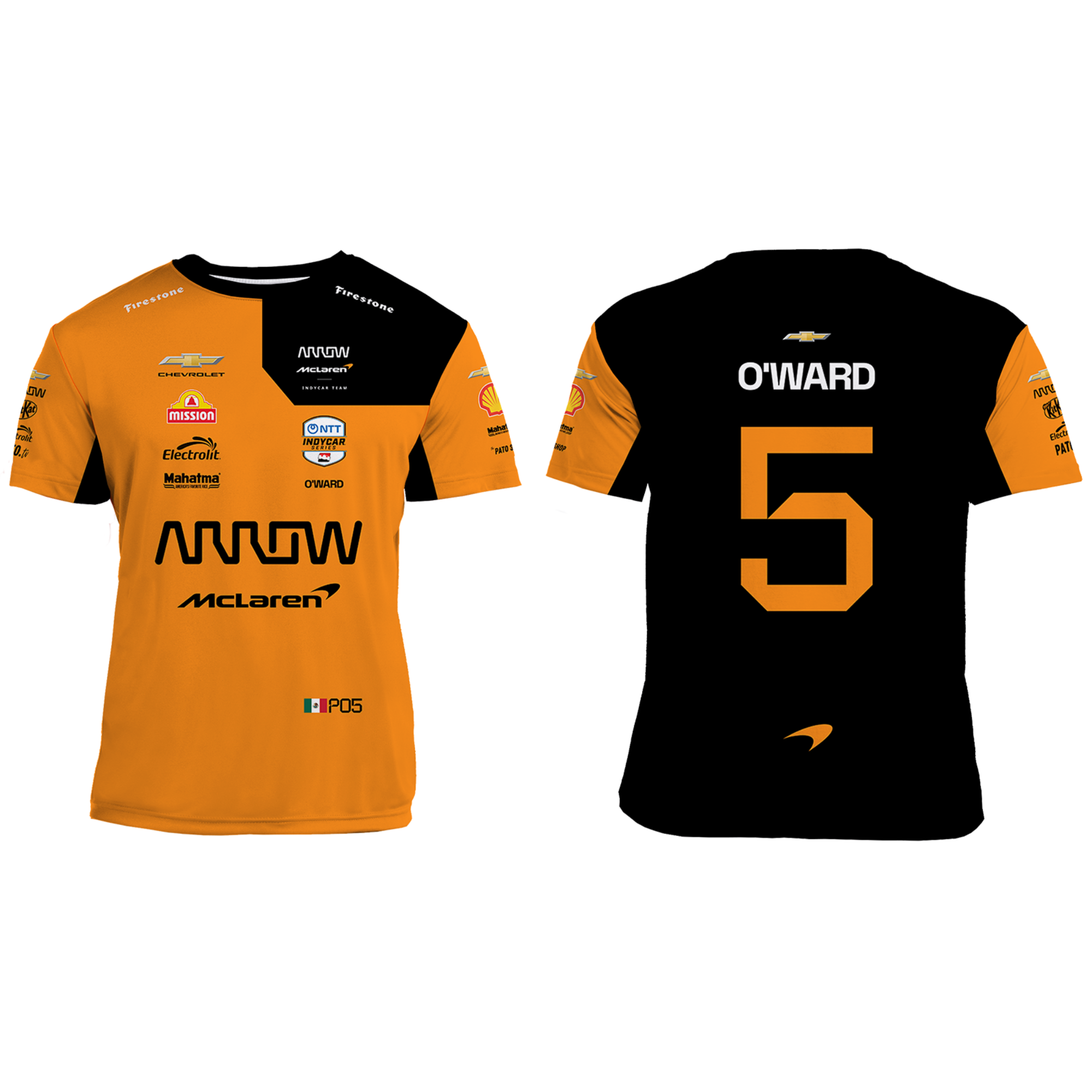 Men's 2026 Patricio O'ward IndyCar Racing Driver Jersey – Performance Motorsport Shirt