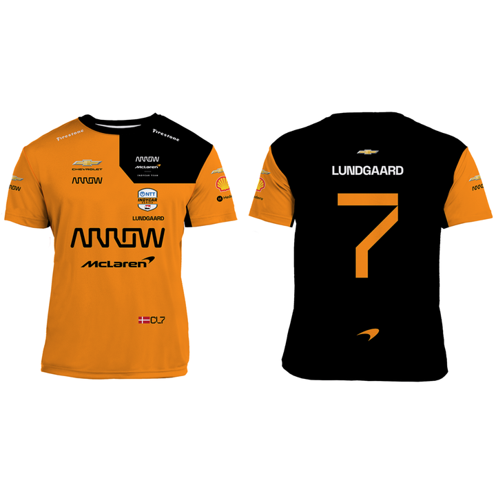 Men's 2026 Christian Lundgaard IndyCar Racing Driver Jersey – Performance Motorsport Shirt