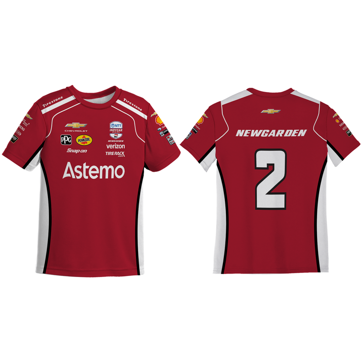 Youth 2026 Josef Newgarden IndyCar Racing Driver Jersey – Performance Motorsport Shirt