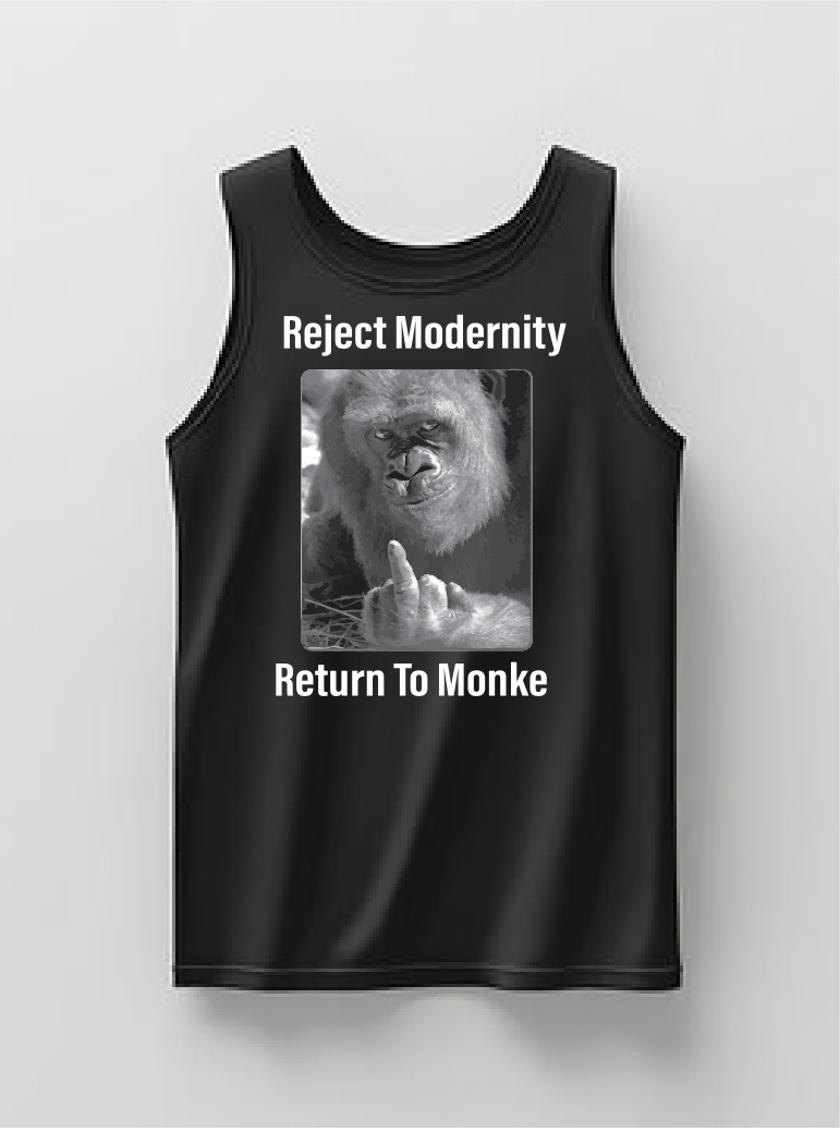 Gorilla Finger | Premium Cotton Tank Top