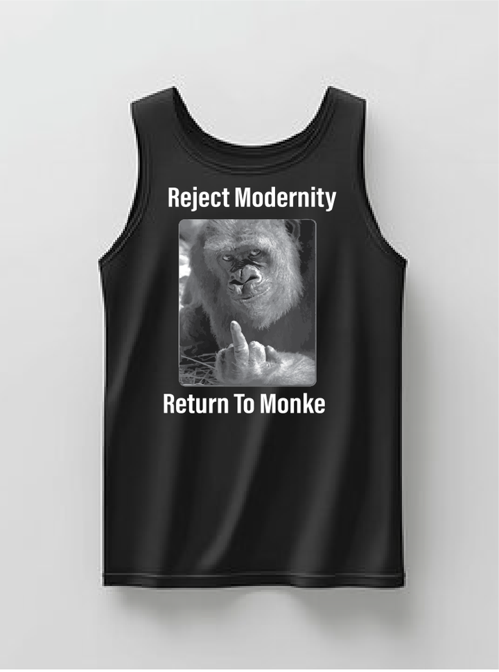 Gorilla Finger | Premium Cotton Tank Top