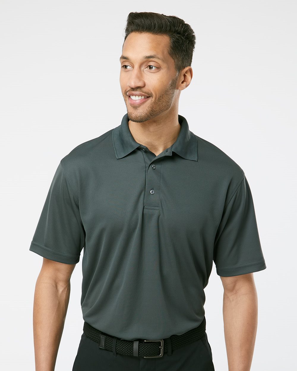 PARAGON - SARATOGA PERFORMANCE MINI MESH POLO - 100
