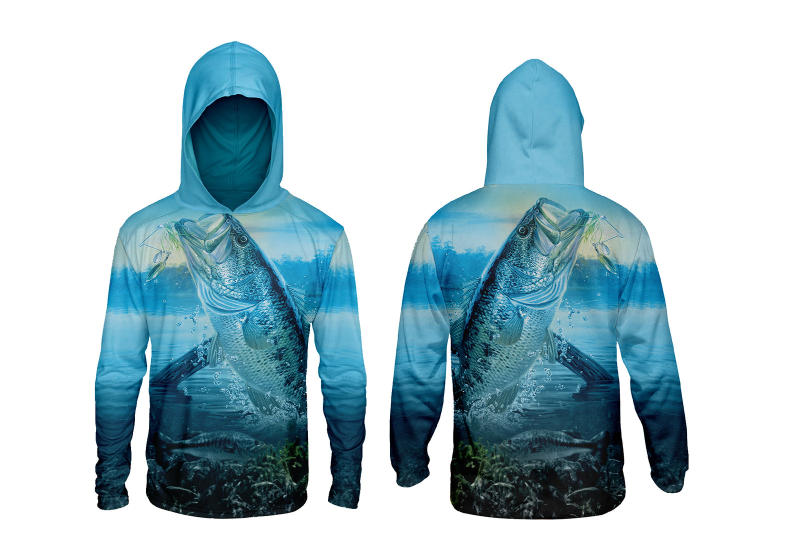 Hoodie Shirt Bass Catch