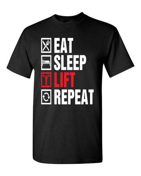 T-Shirt Eat Sleep Lift