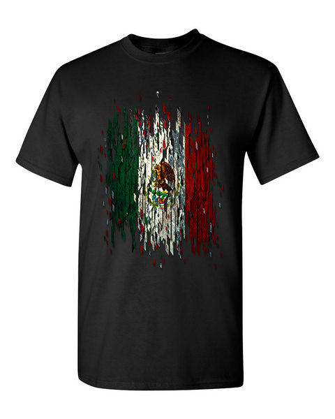 T-Shirt Mexico Distressed Flag