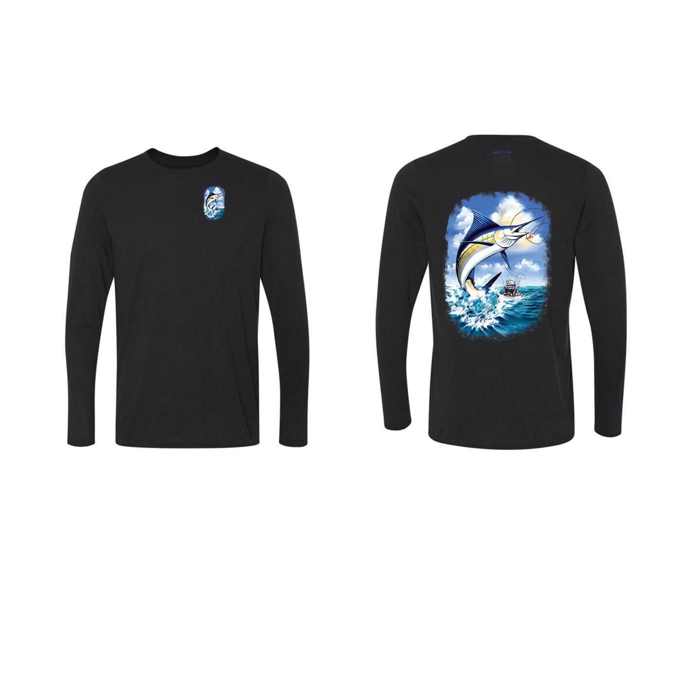 Fishing Shirt Blue Marlin