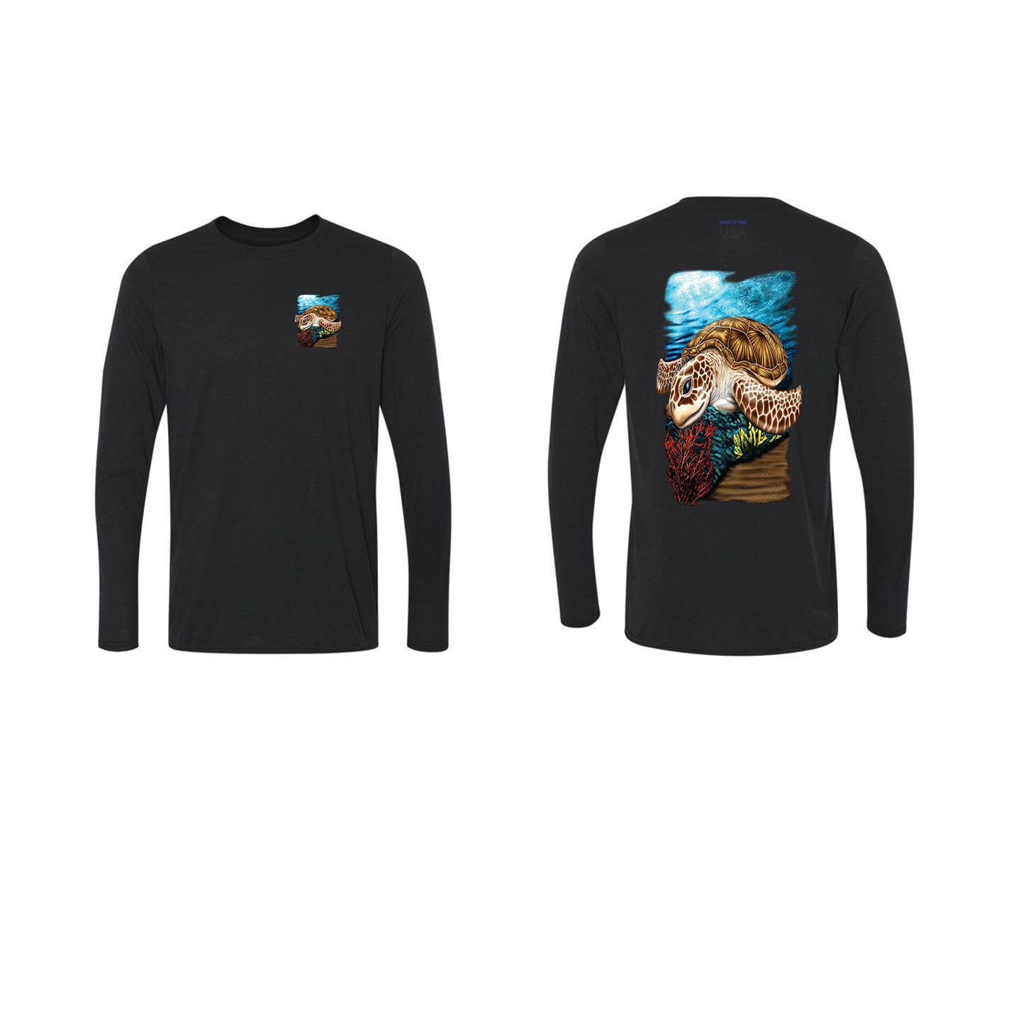 Fishing Shirt Grazing Turtle