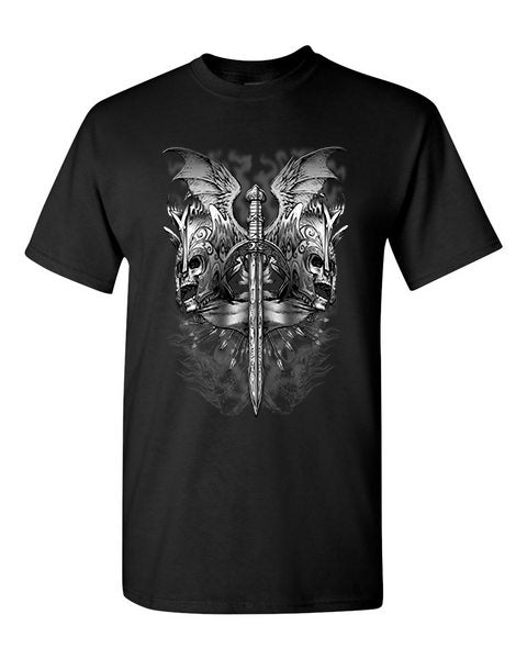 T-Shirt Warrior Skull