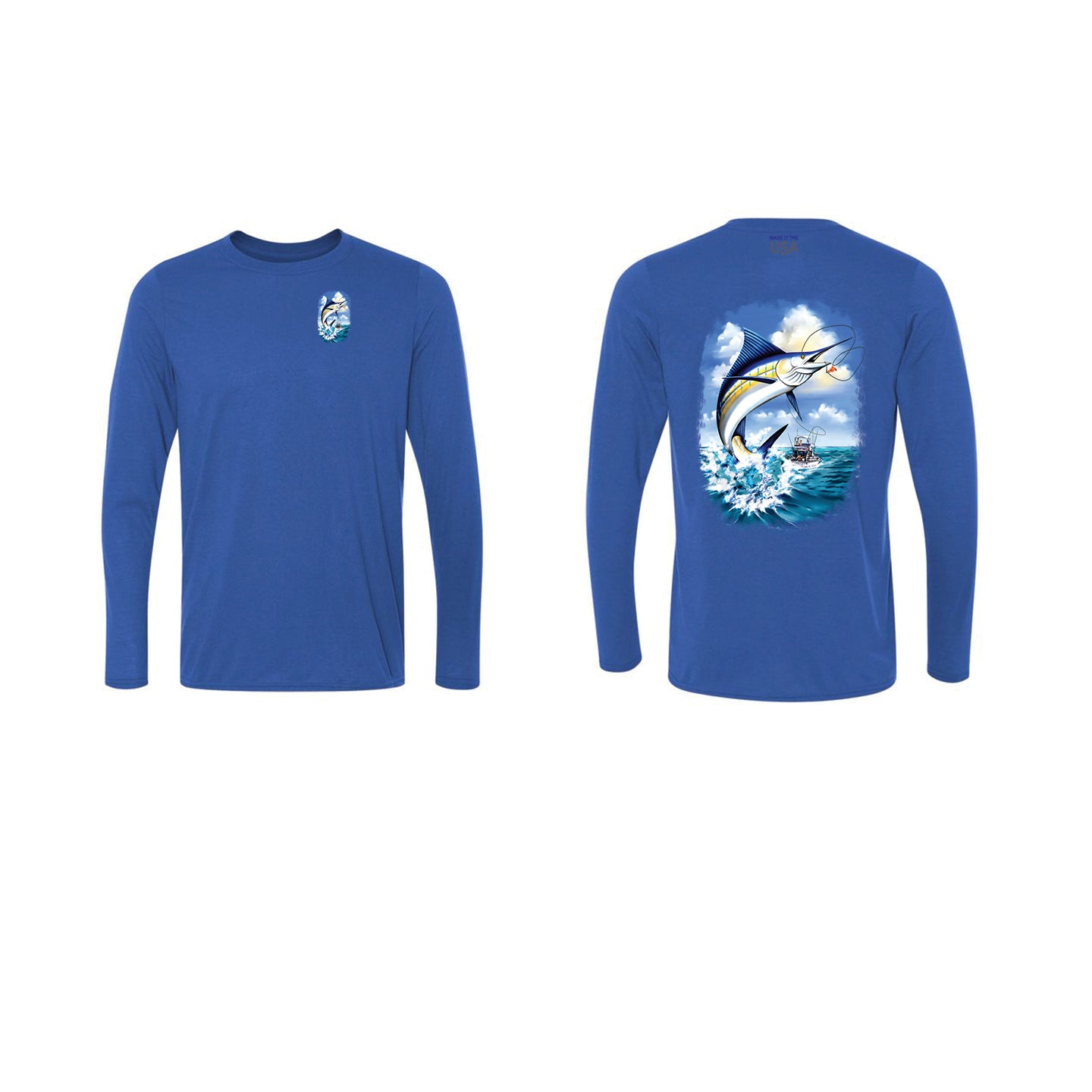 Fishing Shirt Blue Marlin