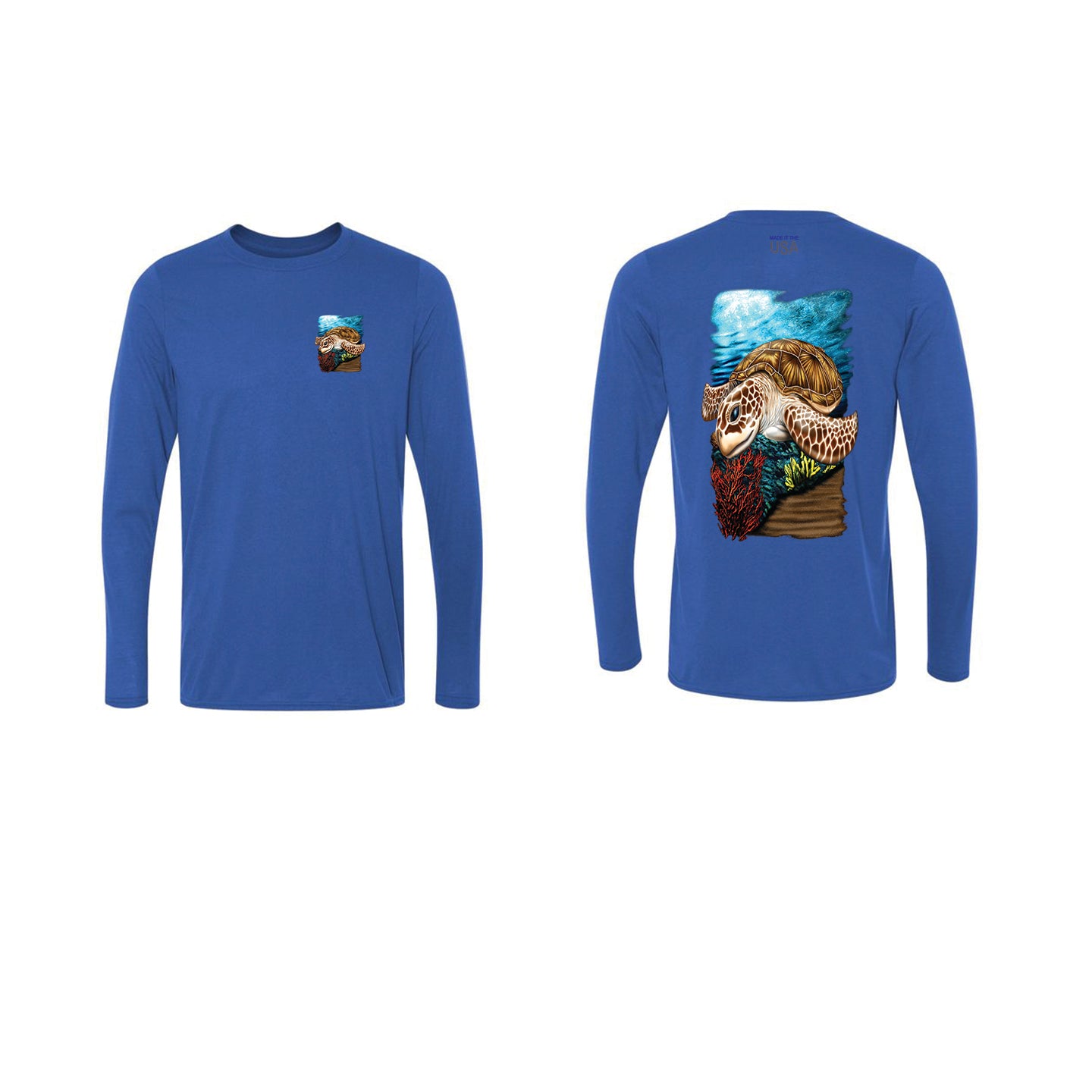 Fishing Shirt Grazing Turtle