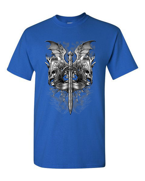 T-Shirt Warrior Skull